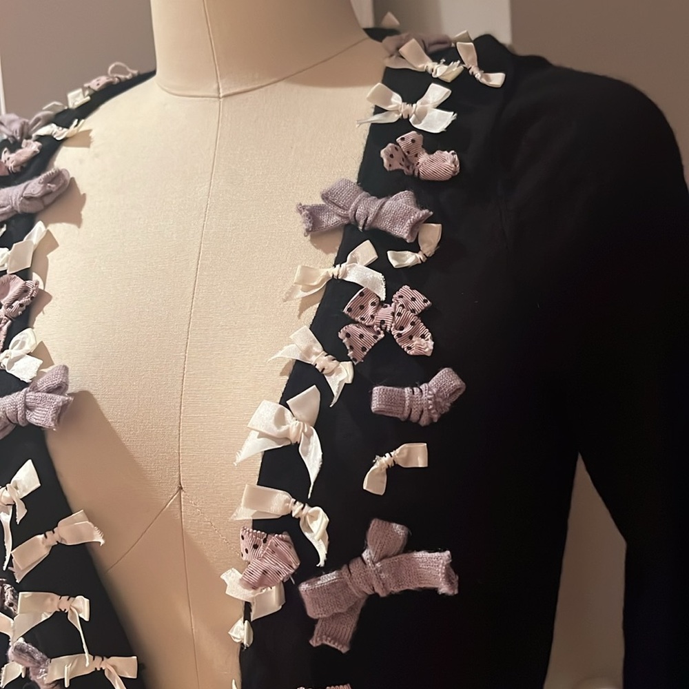 Anthropologie Bow Sweater Size Small